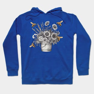 Wild Flowers and Bees Hoodie